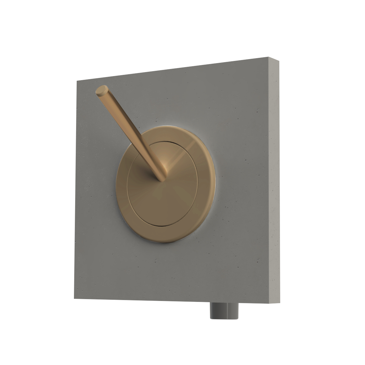 Automatische Zelfreinigende Inbouw Toiletborstel - Soft White