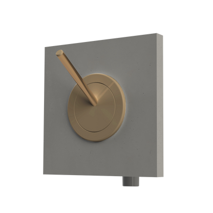 Automatische Zelfreinigende Inbouw Toiletborstel - Soft White