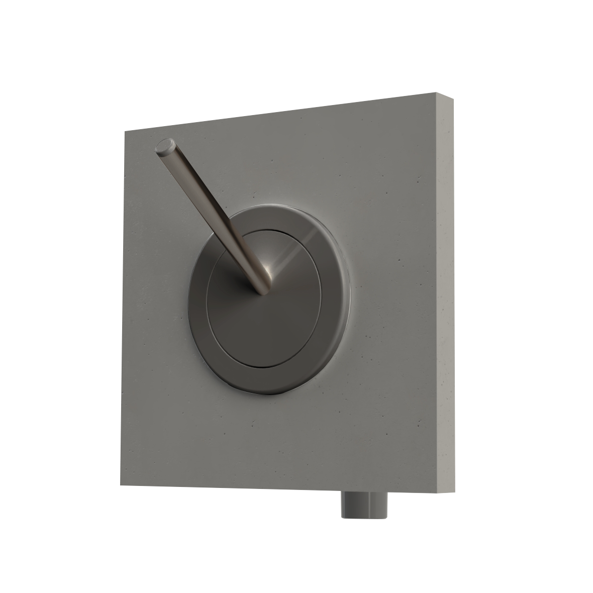 Automatische Zelfreinigende Inbouw Toiletborstel - Brushed Messing Brass