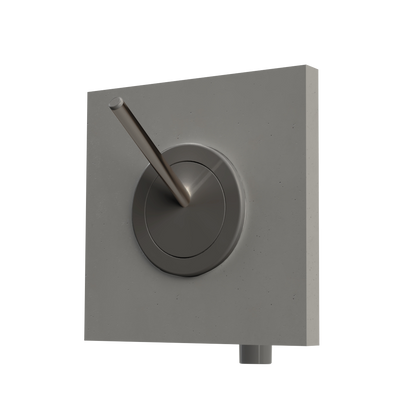 Automatische Zelfreinigende Inbouw Toiletborstel - Brushed Messing Brass