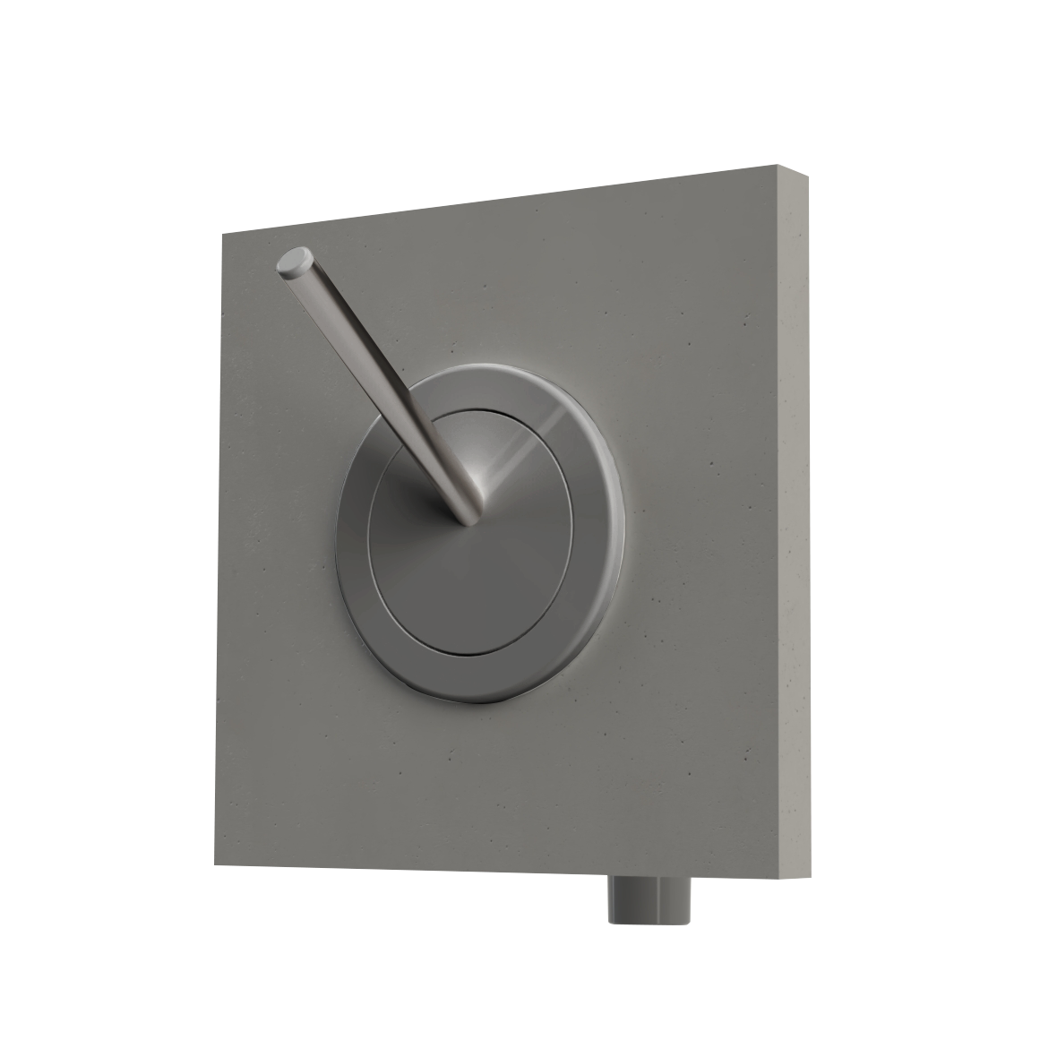 Automatische Zelfreinigende Inbouw Toiletborstel - Brushed Messing Brass