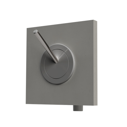 Automatische Zelfreinigende Inbouw Toiletborstel - Brushed Messing Brass