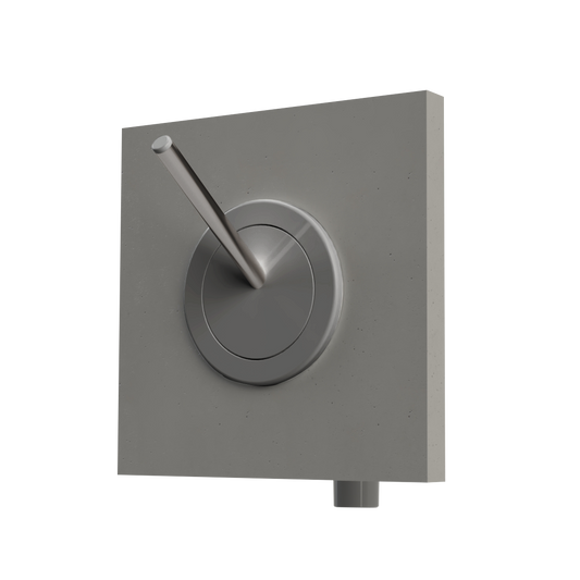 Automatische Zelfreinigende Inbouw Toiletborstel - Soft Black