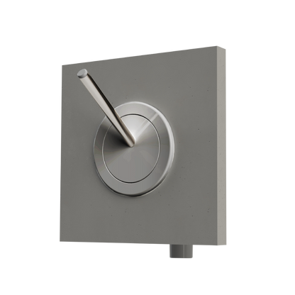 Automatische Zelfreinigende Inbouw Toiletborstel - Brushed Messing Brass