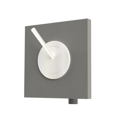 Automatische Zelfreinigende Inbouw Toiletborstel - Brushed Messing Brass